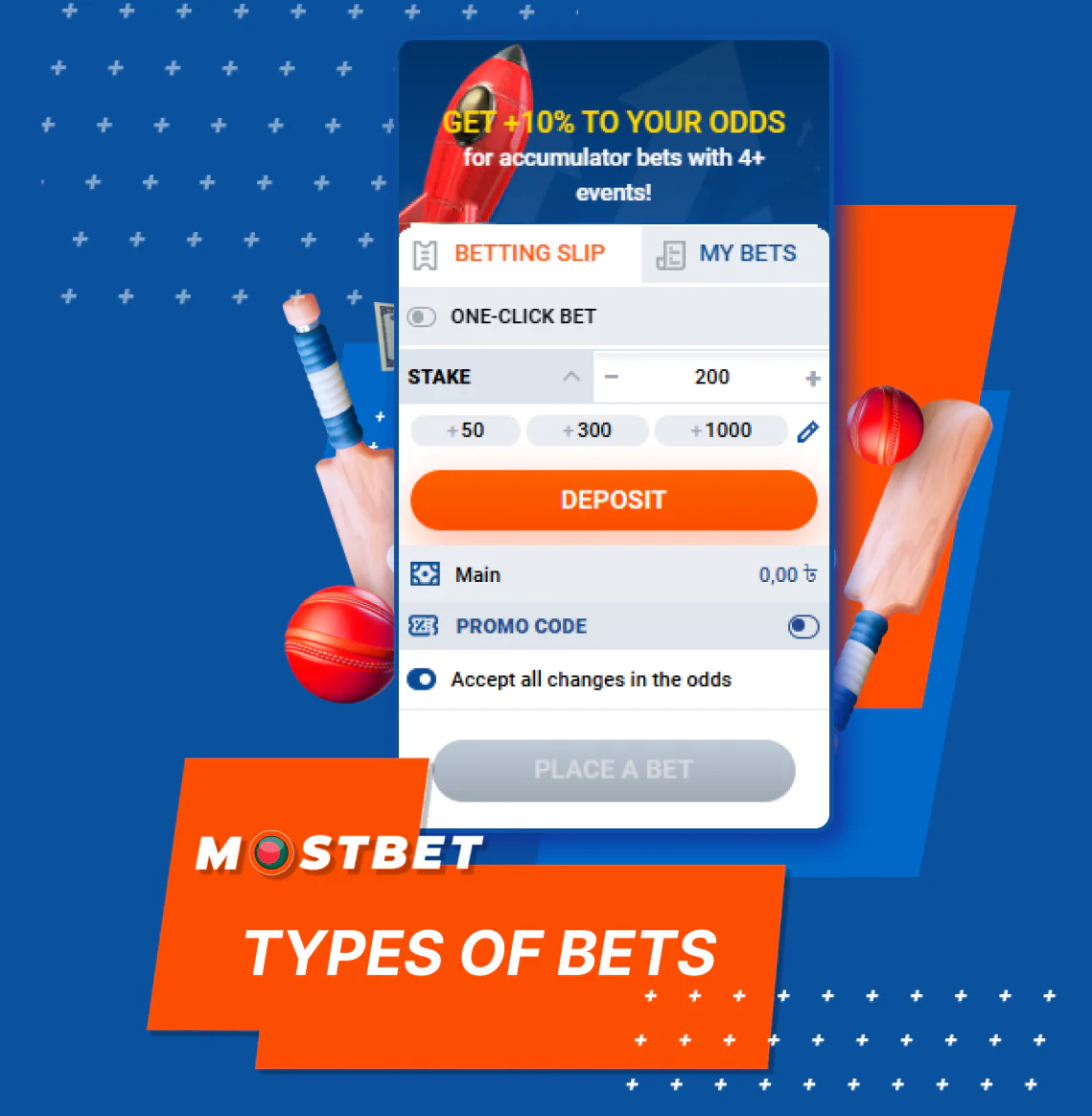 Betting options and wagering features at Mostbet